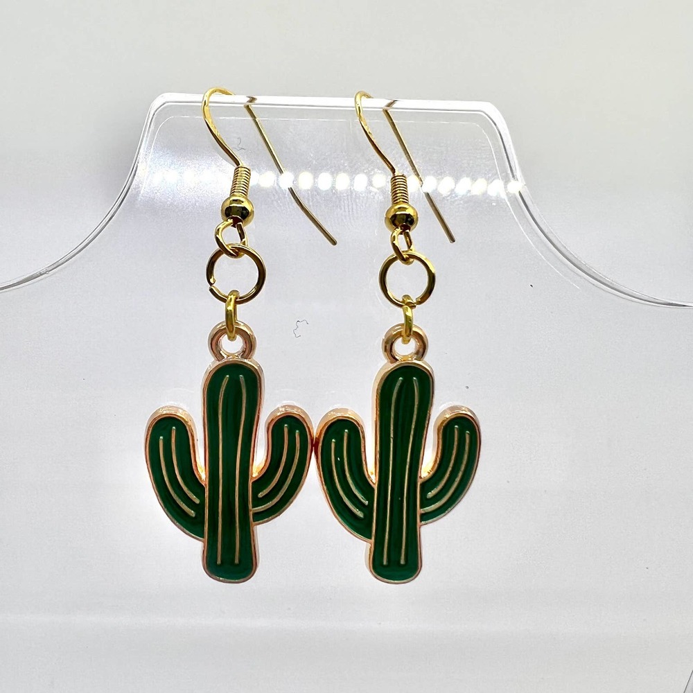 Plant Earrings - Cactus Earrings - Succulent Earrings - Floral Earrings